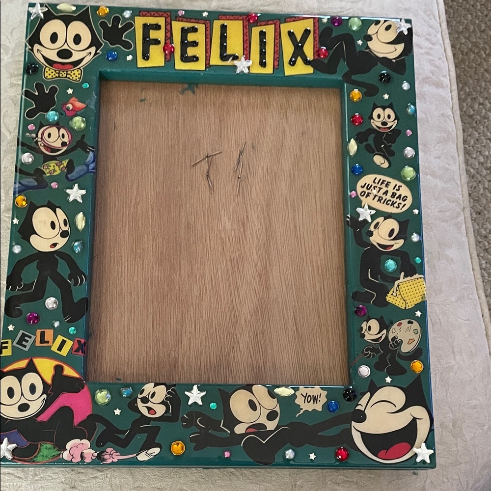 Colorful Felix the Cat Picture Frame